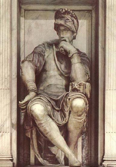 Michelangelo Buonarroti Tomb of Lorenzo de' Medici France oil painting art